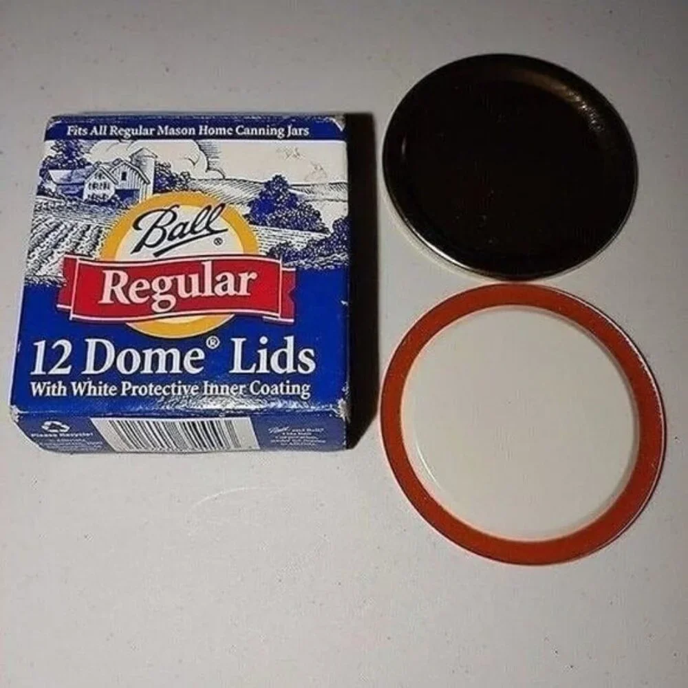 BALL REGULAR DOME LIDS-BOX OF 12-NEW